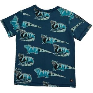 Tea Collection Blue Tiger Print Short Sleeve Tee